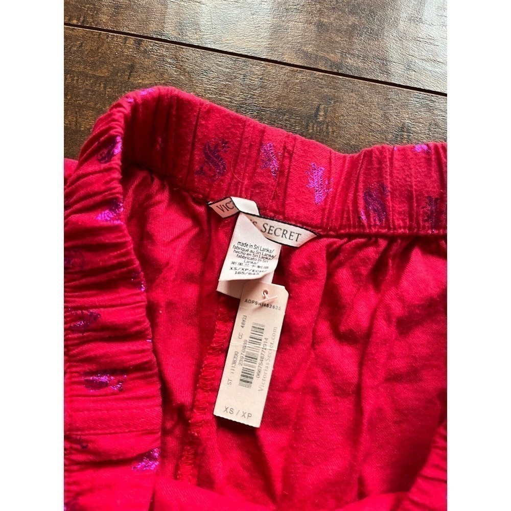 Victoria Secret WOmens Short Red And Pink PJ Short NWT XS - Picture 2 of 6